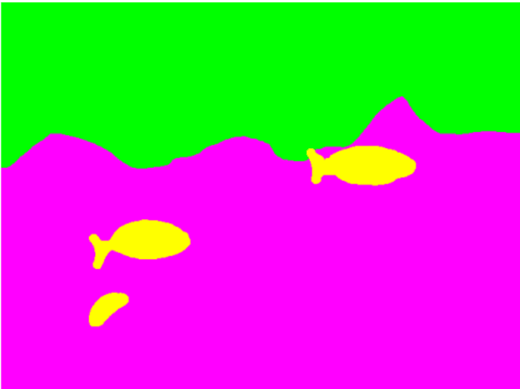 Semantic Segmentation of Underwater Images